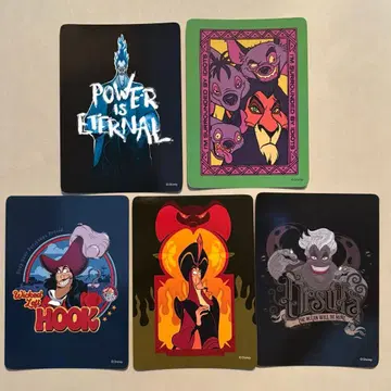 디즈니 가위바위보 카드 할로윈 빌런즈