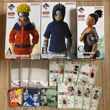 제일복권 NARUTO 중급닌자 시험편 나루토 사스케 시카마루 피규어