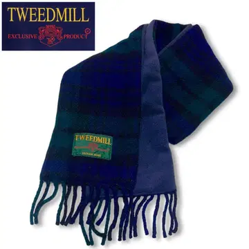 트위드밀 TWEEDMILL 영국제 플리스 2WAY 머플러 울