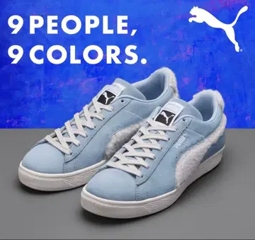 푸마 스웨이드 라이트 보아 라이트 블루 22cm SnowMan PUMA