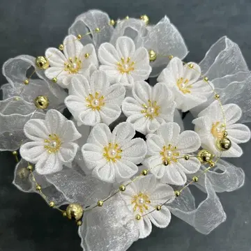 쓰미에카자리 [ 리본 ] 화이트