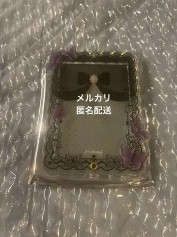 후쿠야 온라인 포토 카드 아크릴 프레임 파피용 블랙