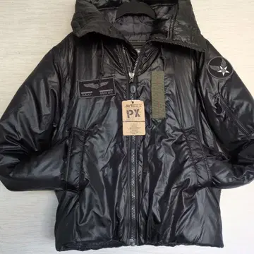 AVIREX 후드 부착 충전솜 자켓