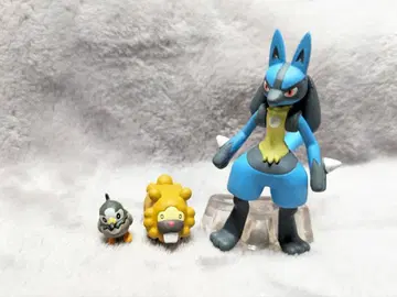 포켓몬 스케일 월드 피규어 루카리오 비버니 무크니