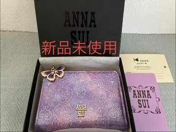 ANNA SUI 코인 케이스 보라색 미사용 새상품