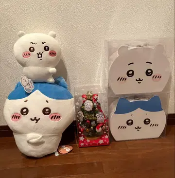 치이카와 하치와레 크리스마스 트리 & 백 2개 & 봉제 인형 2개