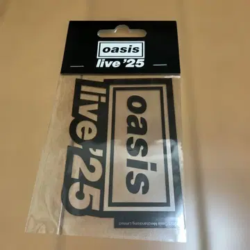 완판템 미개봉 새상품 oasis 오아시스 live '25 스티커