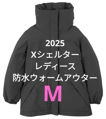 X Shelter 여성용 방수 웜 아우터 블랙 M