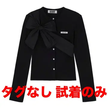 CRANK Ribbon Tide Knit Cardigan 가디건