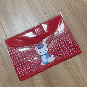 familiar 클리어 케이스 빨간색