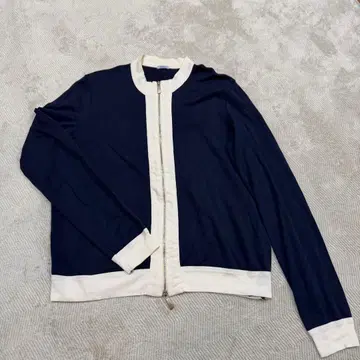 새상품급 malo 코튼 100% 집업 블루종 가디건