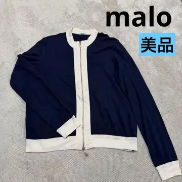 새상품급 malo 코튼 100% 집업 블루종 가디건