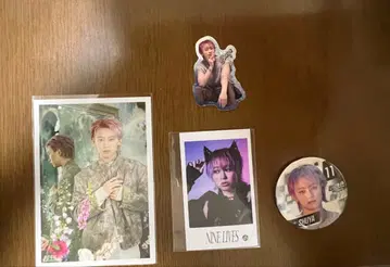 [ 익명 배송 ] 초특급 슈야 사진 미니 사진 캔뱃지 스티커