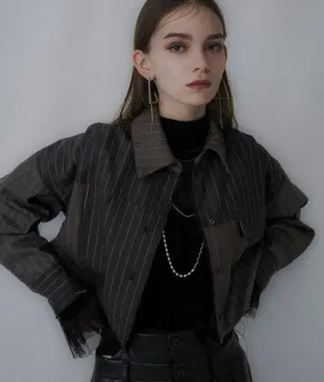 HARE 사이코우치쿠 숏 셔츠 그레이