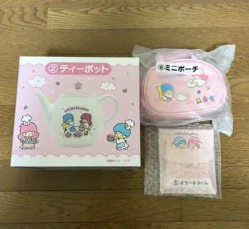 키키라라 1번 복권 찻주전자 외 모음 3점