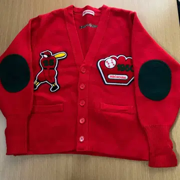 MIKIHOUSE 레터드 니트 가디건