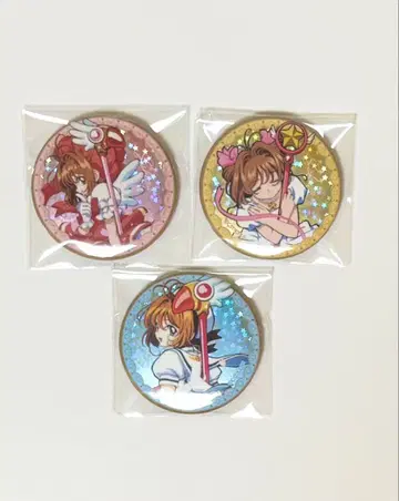 카드캡터 사쿠라 캔뱃지 키라키라 트레이딩 시크릿