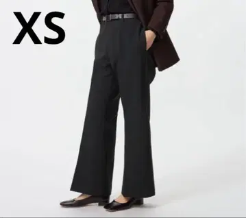 [ 완판템 ] UNIQLO 유니클로 스마트 플레어 팬츠 XS 블랙