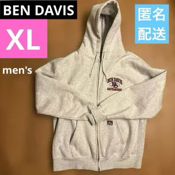 벤 데이비스 그레이 집업 후드티 XL 사이즈 그레이 속기모