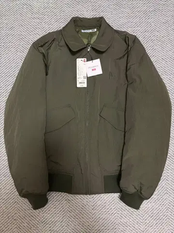 [ 새상품 ] UNIQLO JW Anderson 패디드 숏 블루종 L