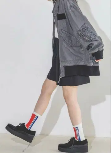 JEANASIS 리버서블 플라이트 자켓 지나시스