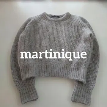 새상품급 martinique 모헤어 실크 복슬복슬 니트