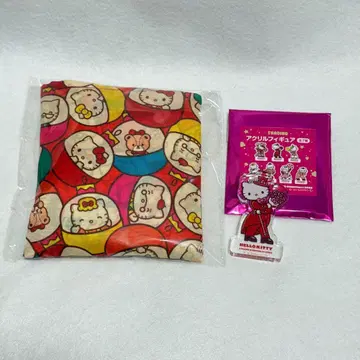 루미네 크리스마스 x HELLO KITTY 트레이딩 아크릴 피규어