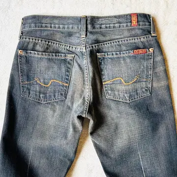 레어 USA제 세븐 7 For All Mankind 부츠컷 데님