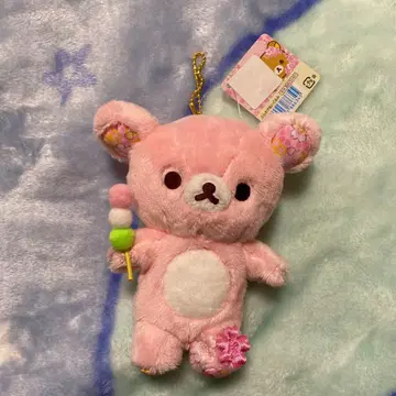 벚꽃 리락쿠마 걸이 봉제 인형
