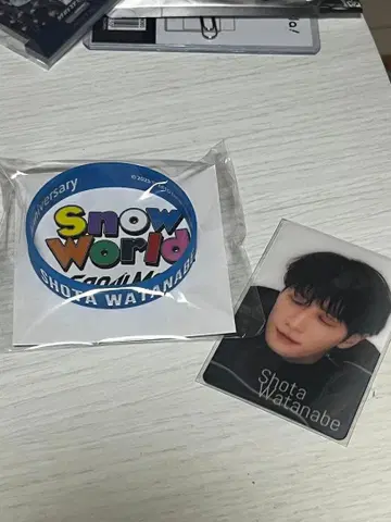 SnowMan 쇼삐 러버밴드 & 슬쩍 보이는 카드