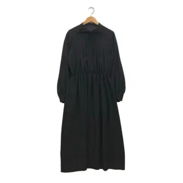 마르티니크 허리 마크 보타이 셔츠 원피스