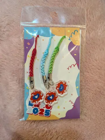 한정판 긴테츠 공식 미야쿠미야쿠 스트랩 3개입 얼굴 공유 키링