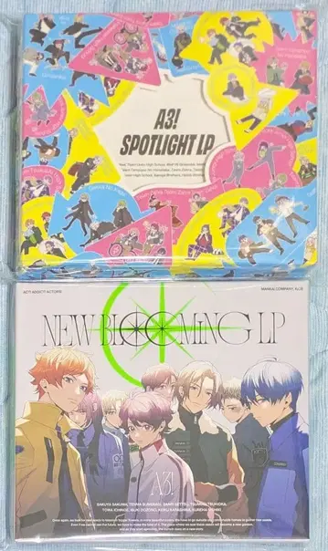 A3! SPOTLIGHT LP, NEW BLOOMING LP 2장 세트