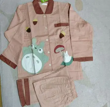 토토로 자수 코튼 파자마 M~L 사이즈 미사용품 니마리