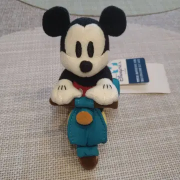 디즈니 리조트 베스파 미키 봉제 인형 키체인