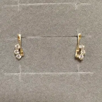 미사용 새상품 주얼리 TSUTSUMI 귀걸이 큐빅 지르코니아 k10