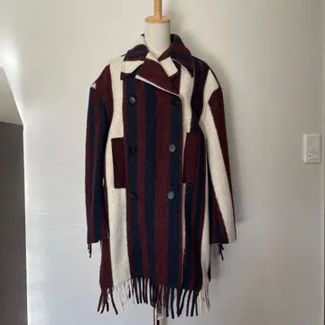 [ 레어 ] H&M studio collection 프린지 코트