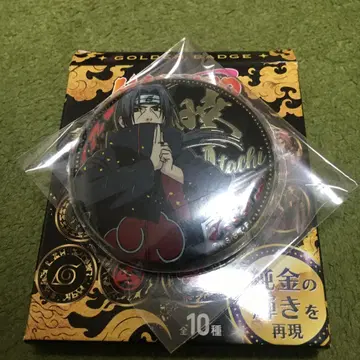 우치하 이타치 나루토 금 배지 캔뱃지