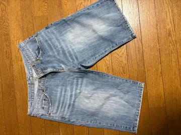 남성용 EVISU(에비수) 숏 청바지