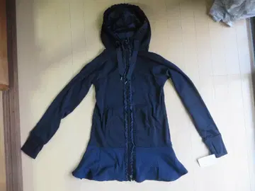 미사용 새상품 앤러브 QVC 따뜻한 후드티 네이비 S 사이즈