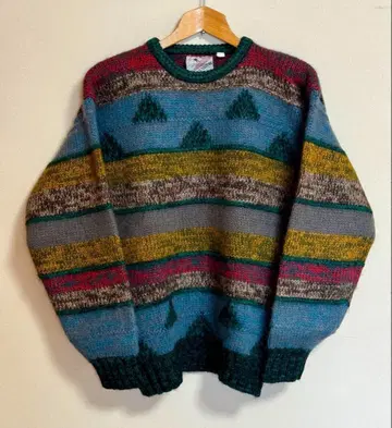 미사용 새상품 니트 구제 의류 빈티지 울 프랑켄슈타인 레트로