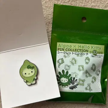 Algae x 헬로키티 시크릿 핀 배지 오사카 간사이 만박 일본관