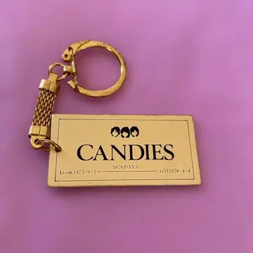 CANDIES 골드 키링