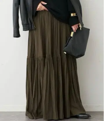 두지엠 클라세 개더 맥시 스커트