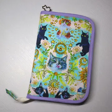 멀티 케이스 무지개 고양이 책방 별달고양이 블루 MIX