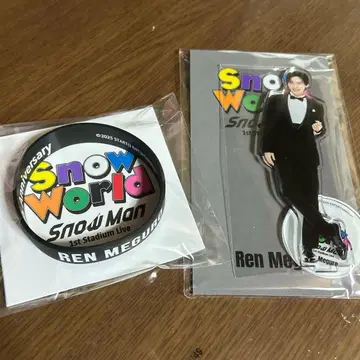 메구로 렌 Snow World 아크릴 스탠드 아크스타 러버 밴드