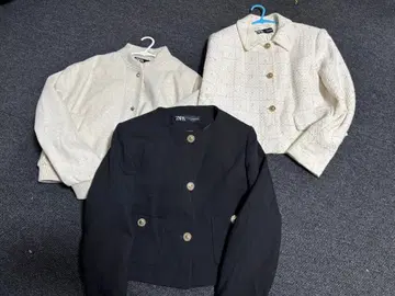ZARA 버튼 3종 세트 자켓