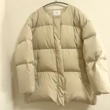 Discoat 베이지 다운 자켓 M 사이즈