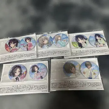 캐러토 복권 걸즈밴드클라이 갈클라 캔뱃지 세트 전 종류