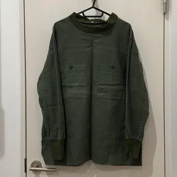 헝가리군 플란넬 풀오버 모크넥 셔츠 스퀘어 타입